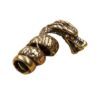Bronzen baardkraal draak