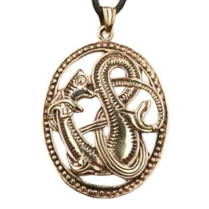 Bronzen hanger Keltische slang