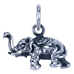 Zilveren hanger olifant